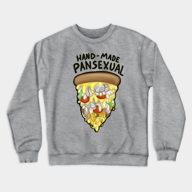 Handmade Pansexual Crewneck Sweatshirt by Jugglingdino